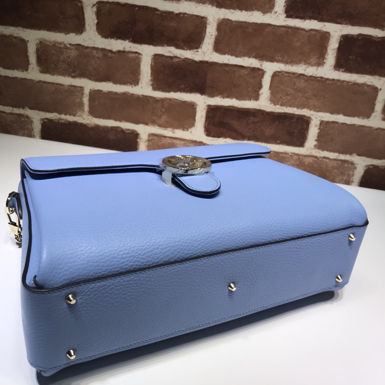 Gvc*1 large interlocking gg shoulder bag light blue 510306 32 x 20 x 12 cm