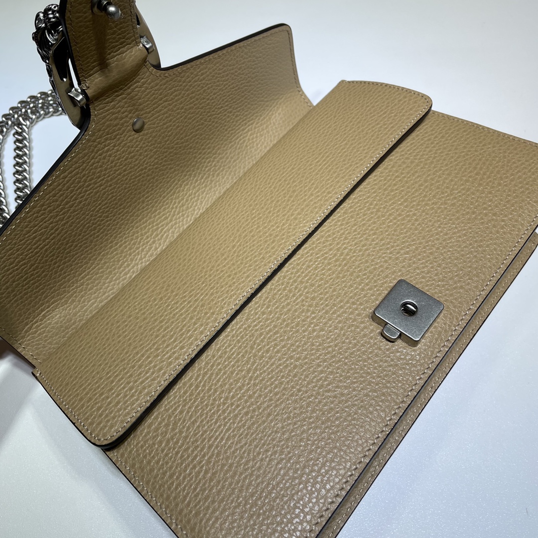 Gvc*1 small dionysus shoulder bag leather beige 400249 28 x 18 x 9 cm