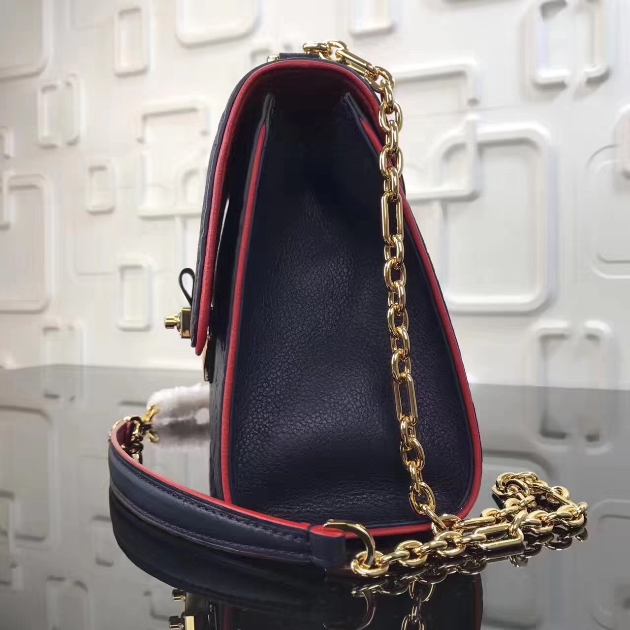 l0vis Vvtt0n saint sulpice bag monogram empreinte leather marine m43393 25 x 16.5 x 9 cm