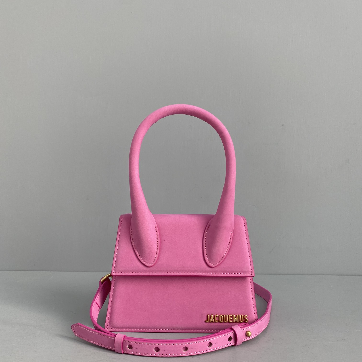 Ja*qvemvs small le chiquito leather pink 213ba02 18 x 15.5 x 8 cm