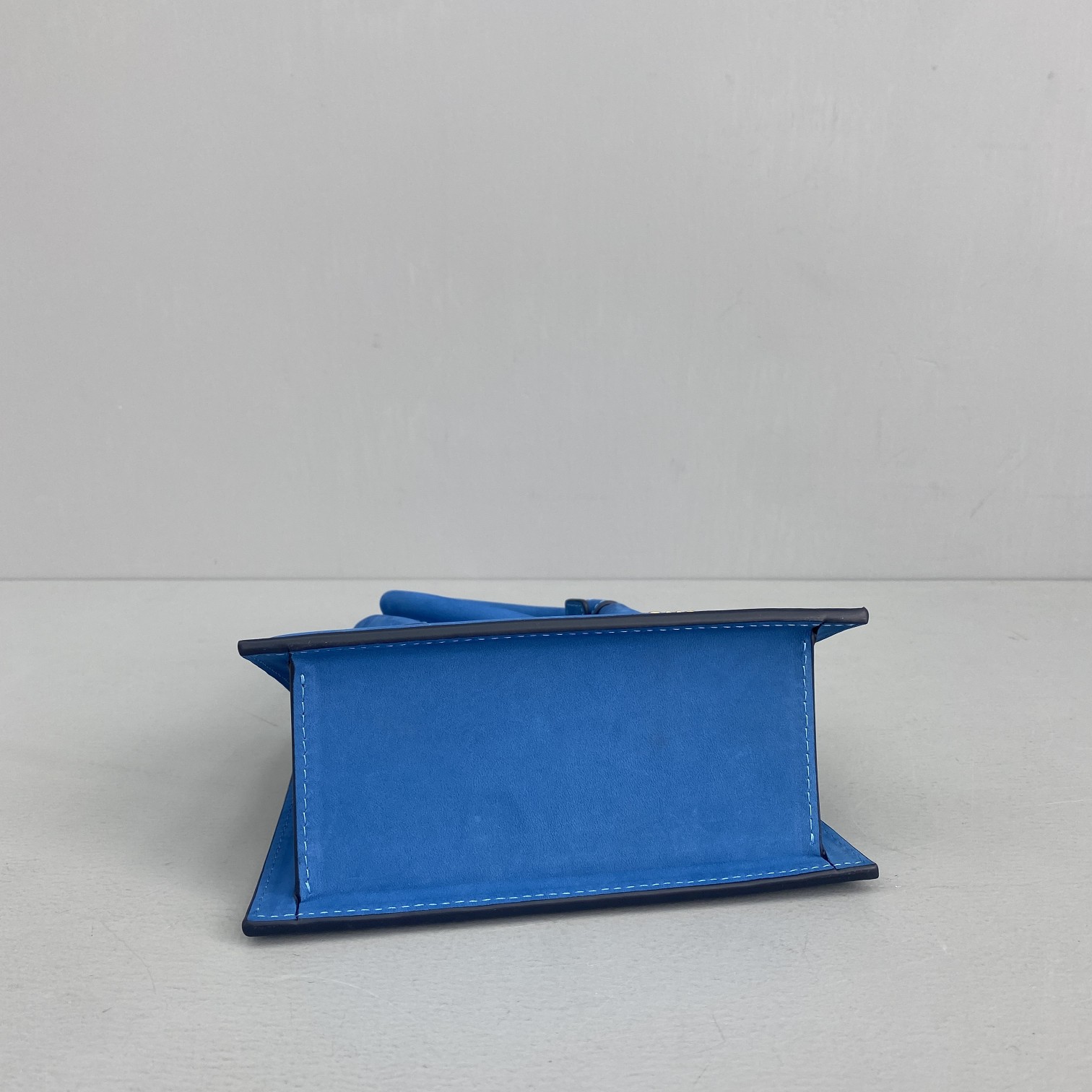 Ja*qvemvs small le chiquito leather blue 213ba02 18 x 15.5 x 8 cm