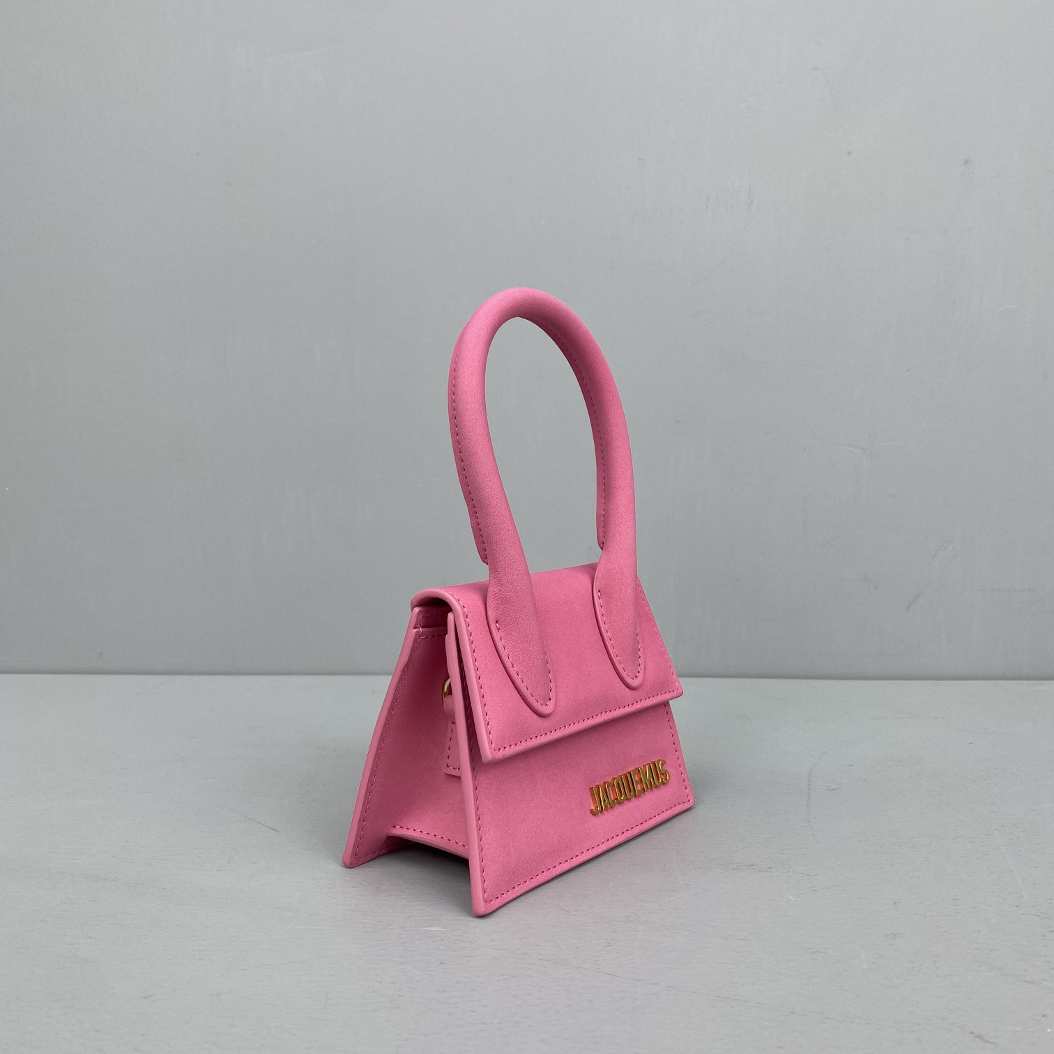 Ja*qvemvs le chiquito mini leather bag pink 213ba01 12 x 8 x 5 cm
