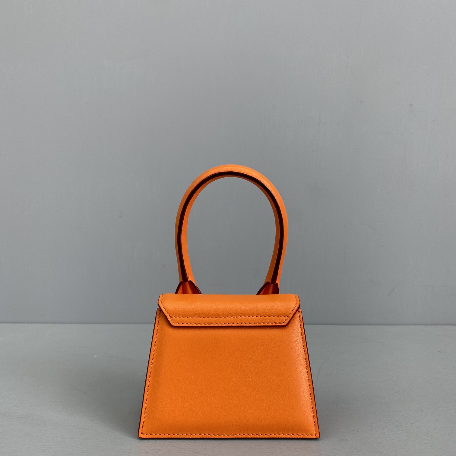 Ja*qvemvs le chiquito mini leather bag orange 213ba01 12 x 8 x 5 cm