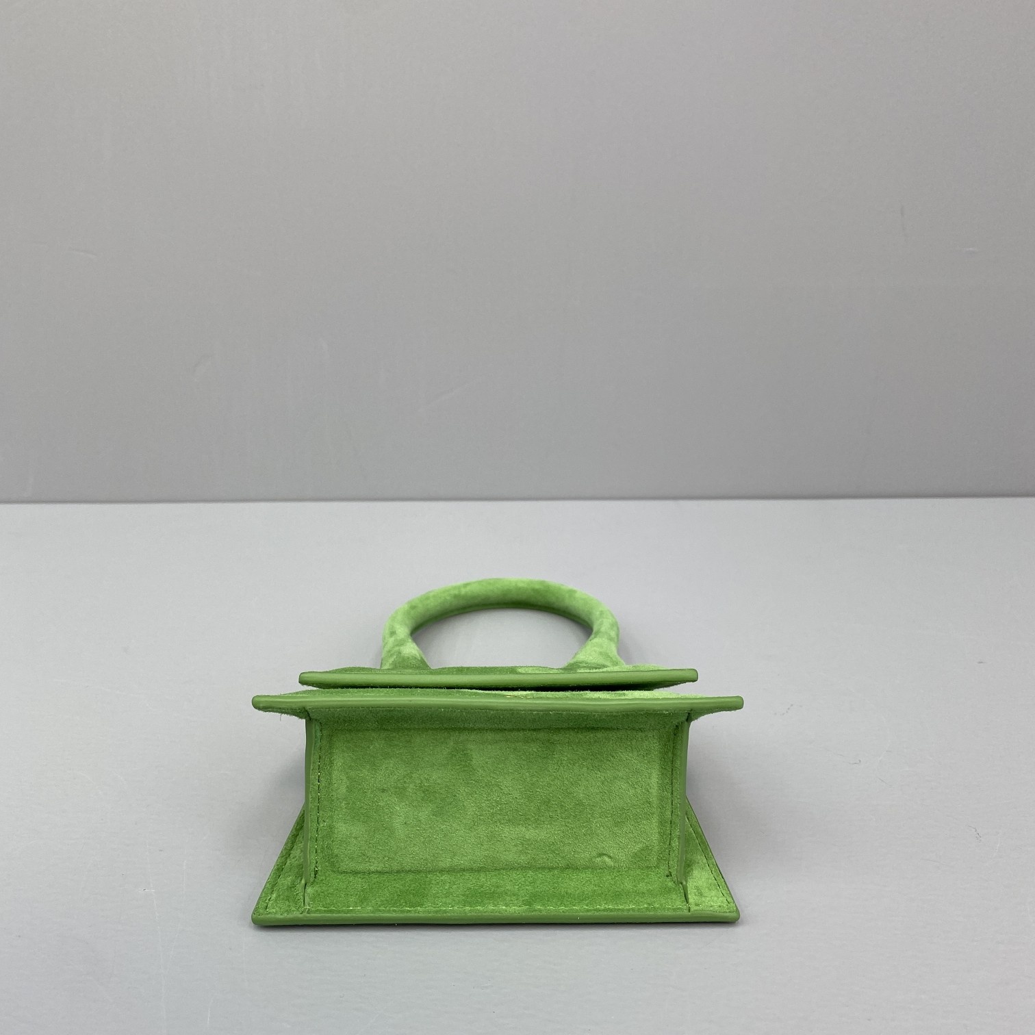 Ja*qvemvs le chiquito mini velvet bag green 213ba01 12 x 8 x 5 cm