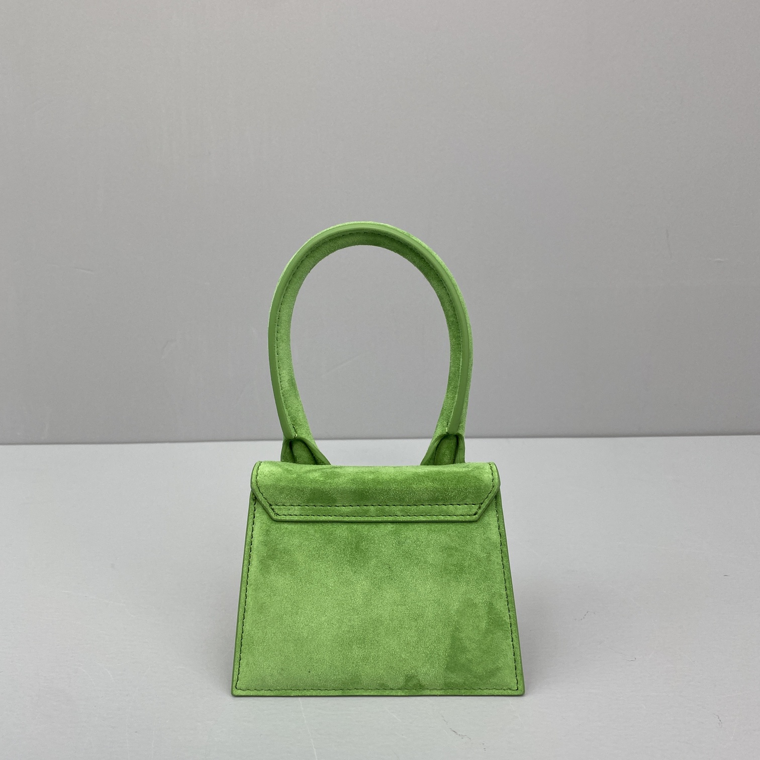 Ja*qvemvs le chiquito mini velvet bag green 213ba01 12 x 8 x 5 cm