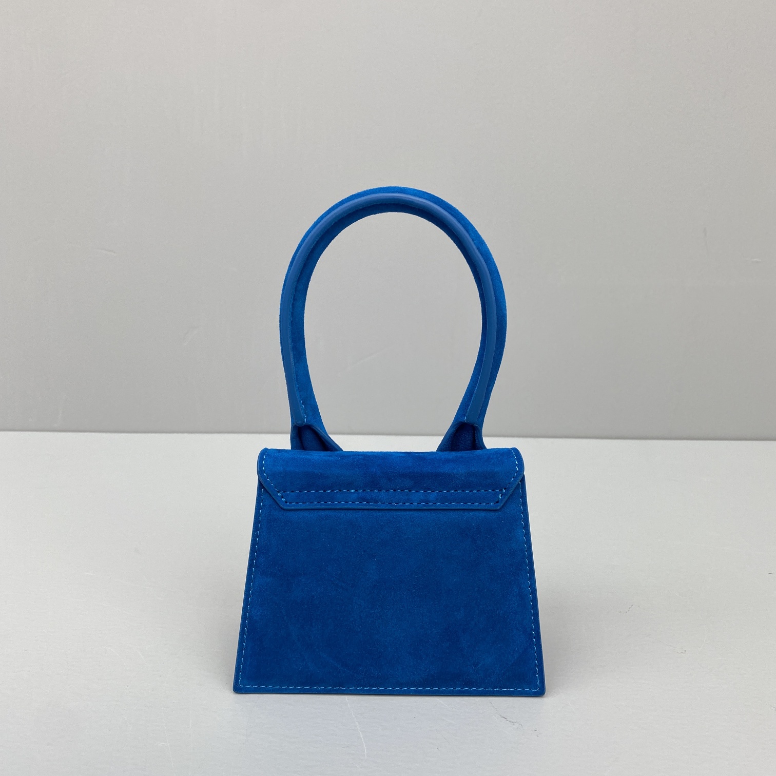 Ja*qvemvs le chiquito mini velvet bag blue 213ba01 12 x 8 x 5 cm