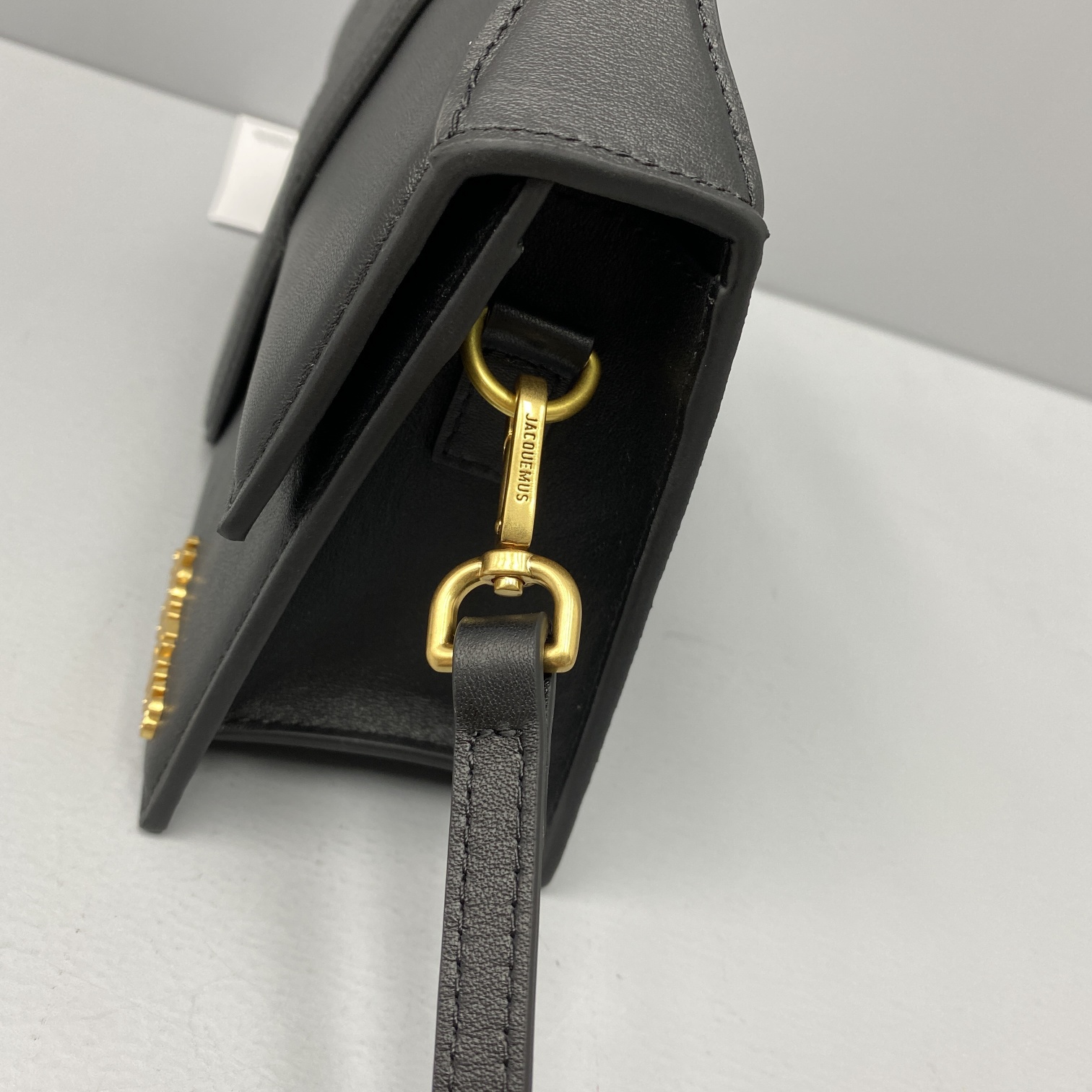 Ja*qvemvs le grand bambino leather black 213ba07 24 x 13 x 7 cm