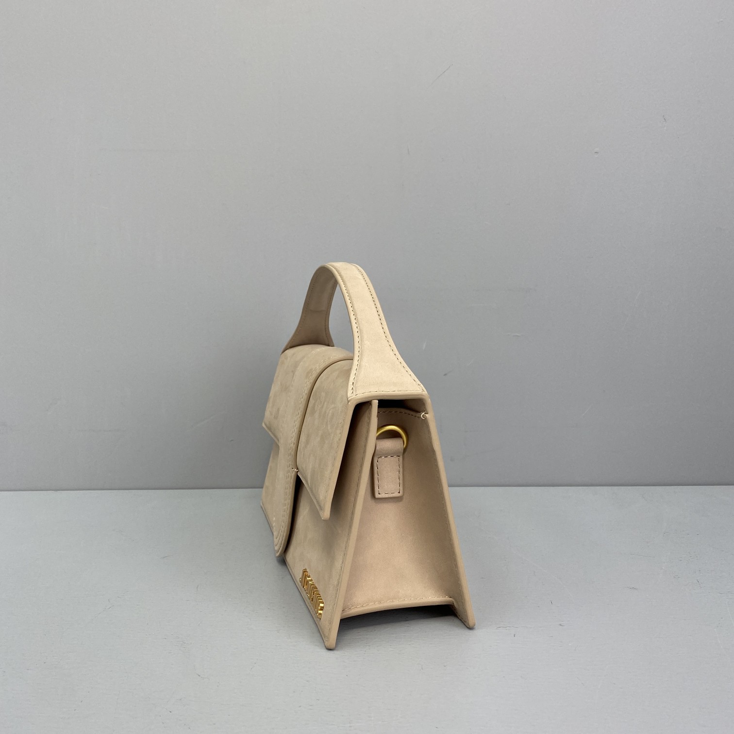 Ja*qvemvs le grand bambino velvet beige 213ba07 24 x 13 x 7 cm