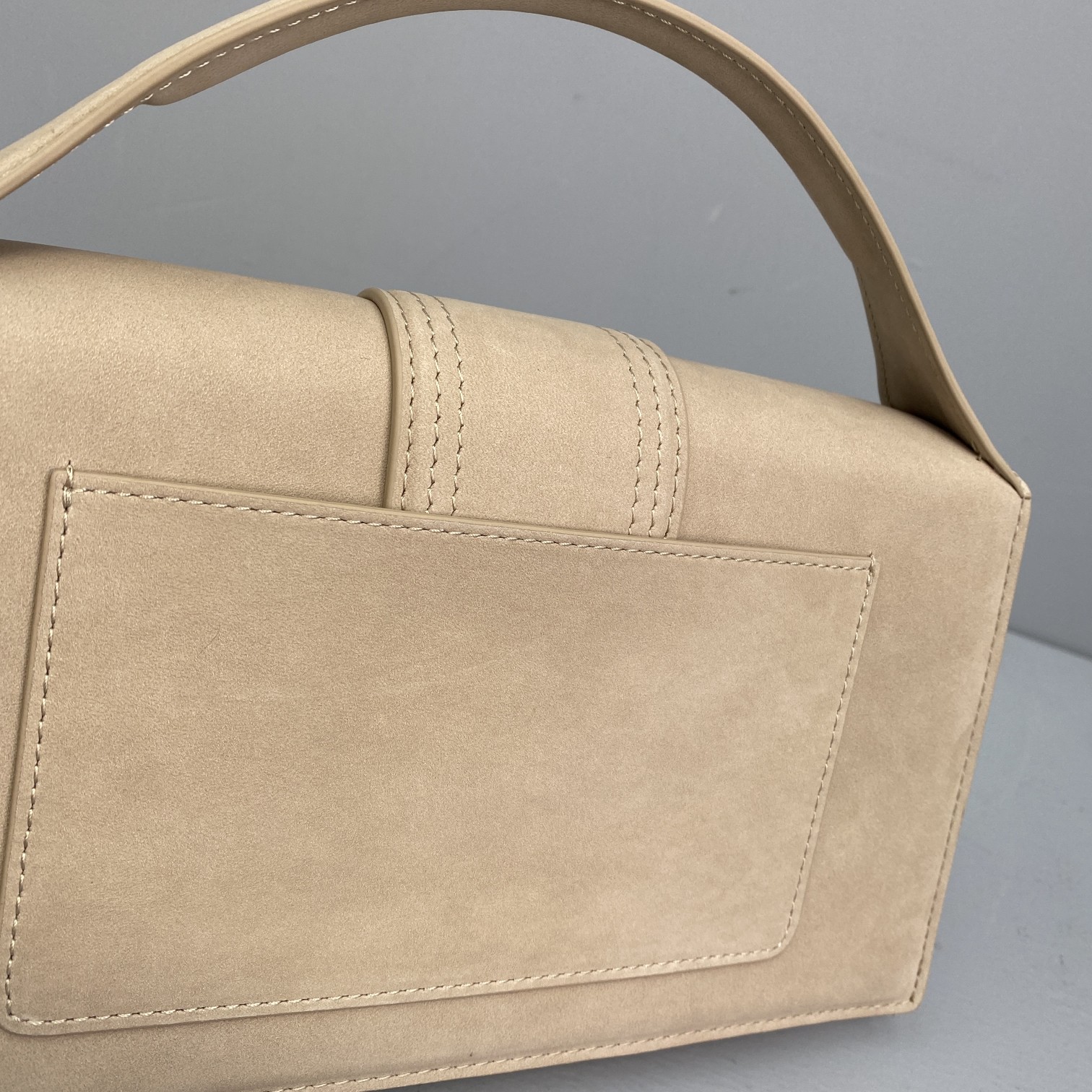 Ja*qvemvs le grand bambino velvet beige 213ba07 24 x 13 x 7 cm