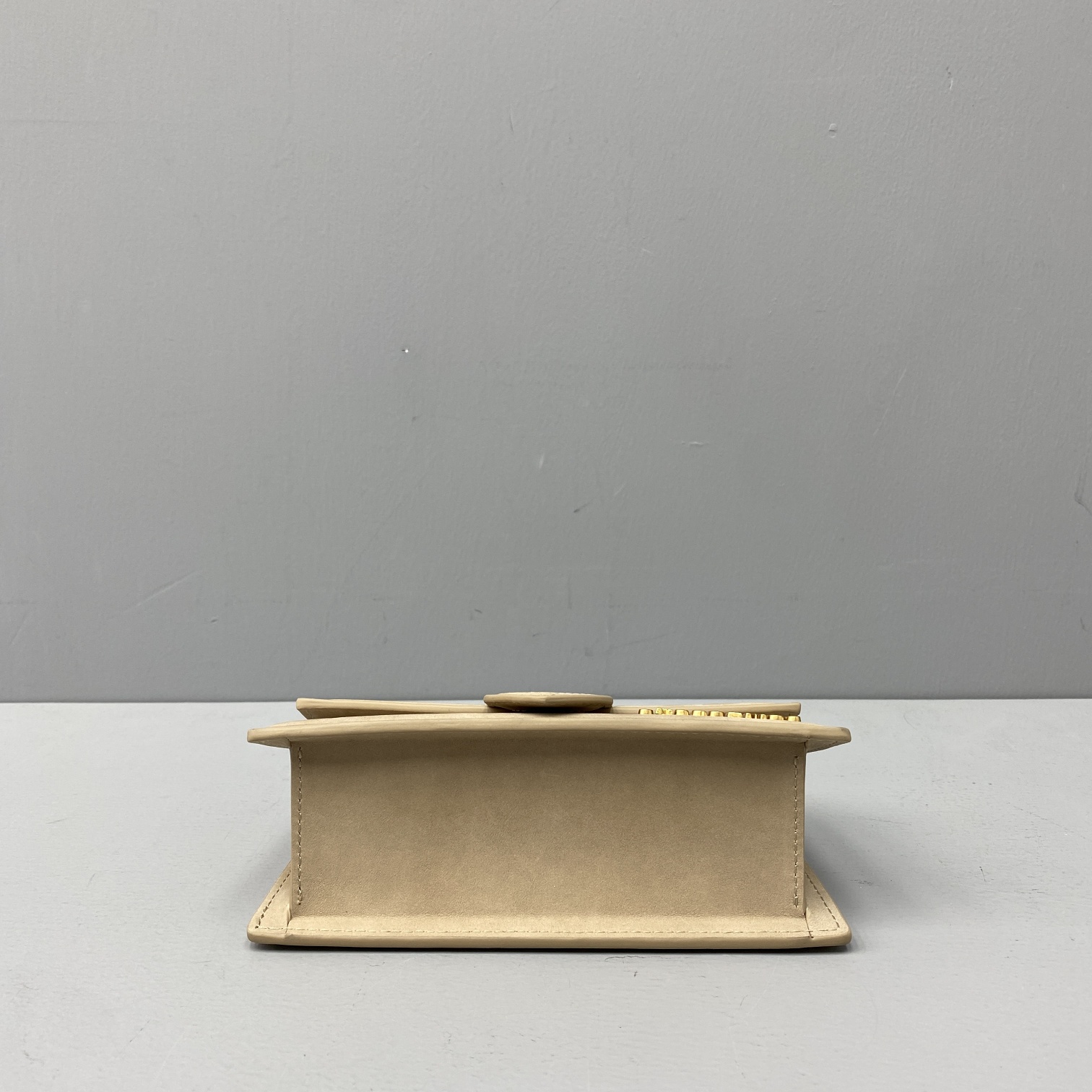 Ja*qvemvs small le bambino velvet beige 213ba06 18 x 6 x 7 cm