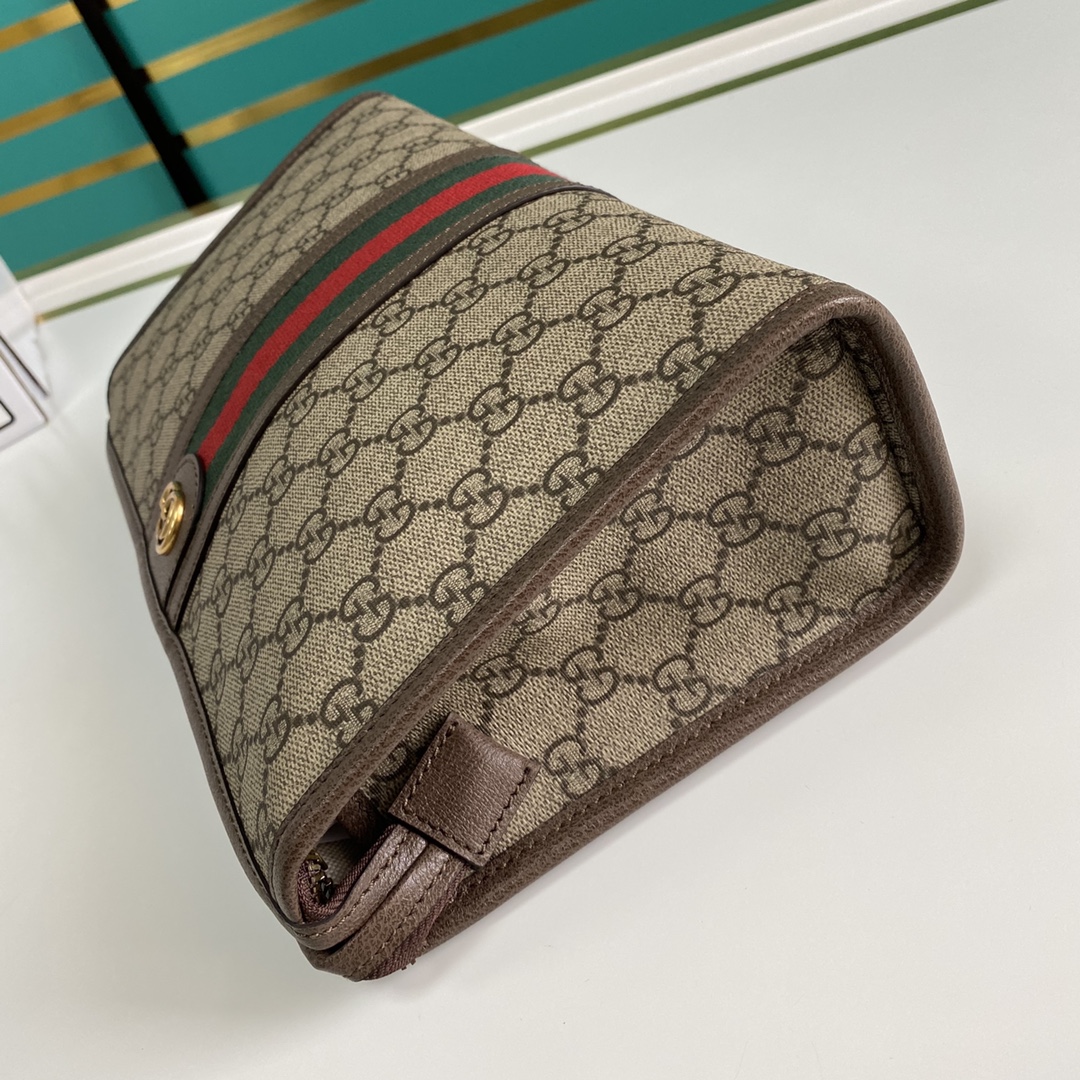 Gvc*1 ophidia gg toiletry case svp*me canvas beige ‎598234 28.5 x 18 x 9 cm