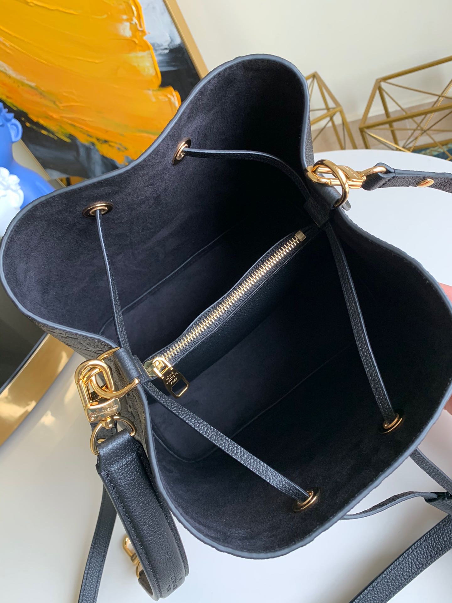 l0vis Vvtt0n nÉonoÉ mm monogram empreinte leather black m45306 26 cm