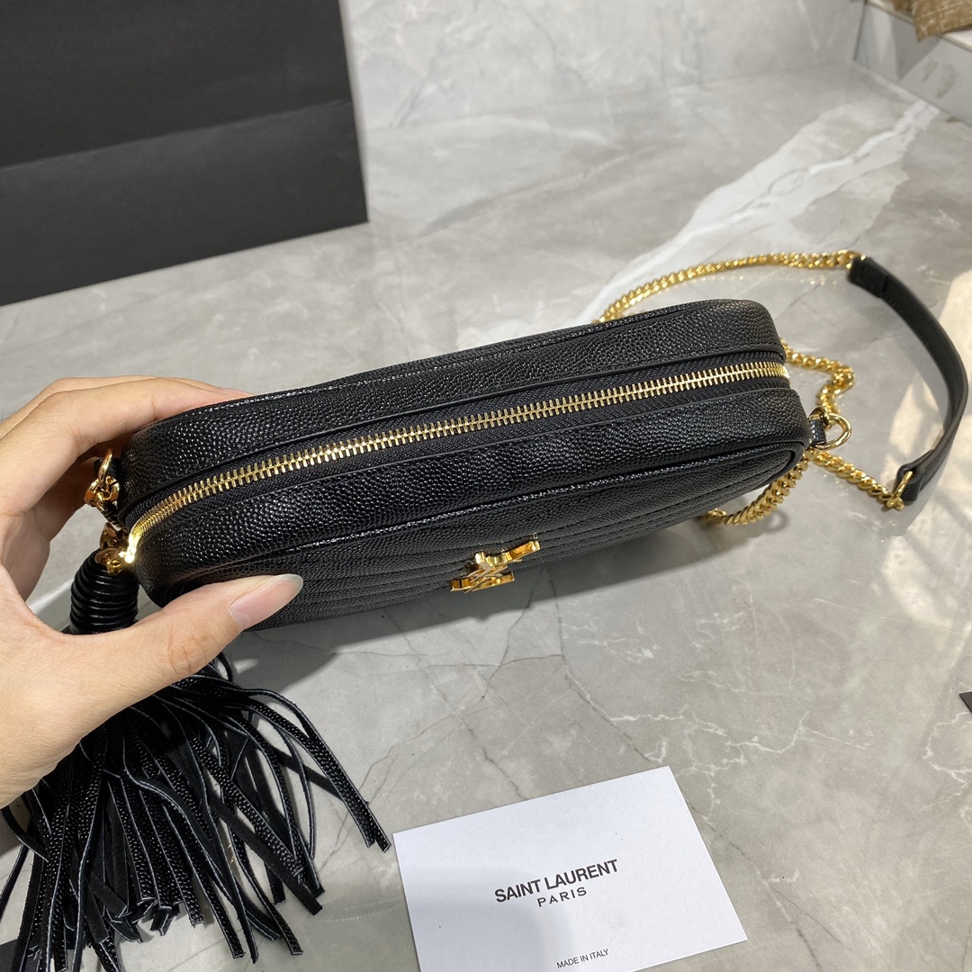 Y51 mini lou camera shoulder bag black 585040 18 × 10 × 5 cm
