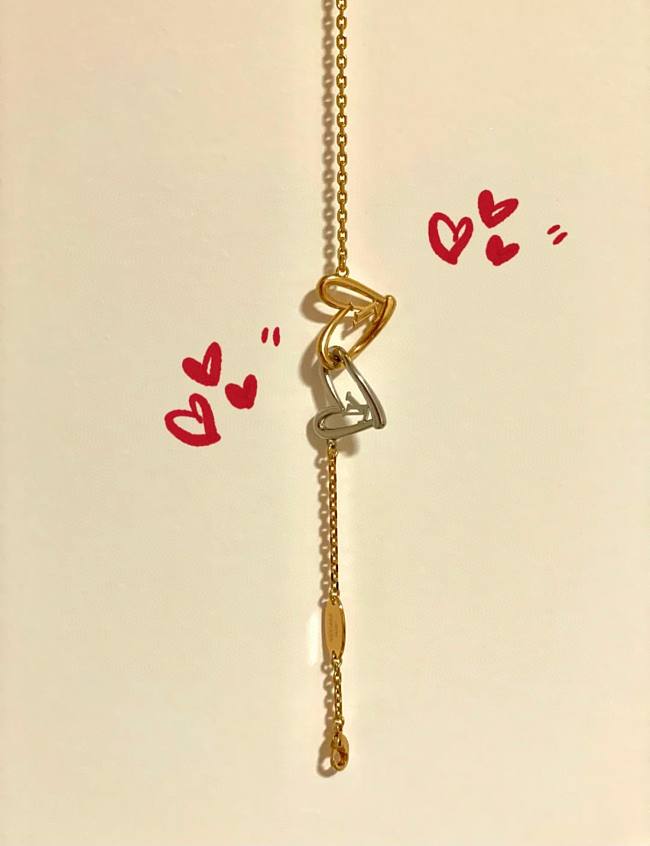 l0vis Vvtt0n bracelet heart 01