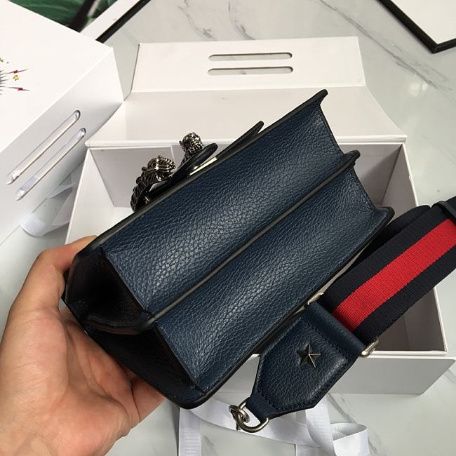 Gvc*1 mini dionysus top handle dark blue bag 523367 20 x 14 x 11 cm