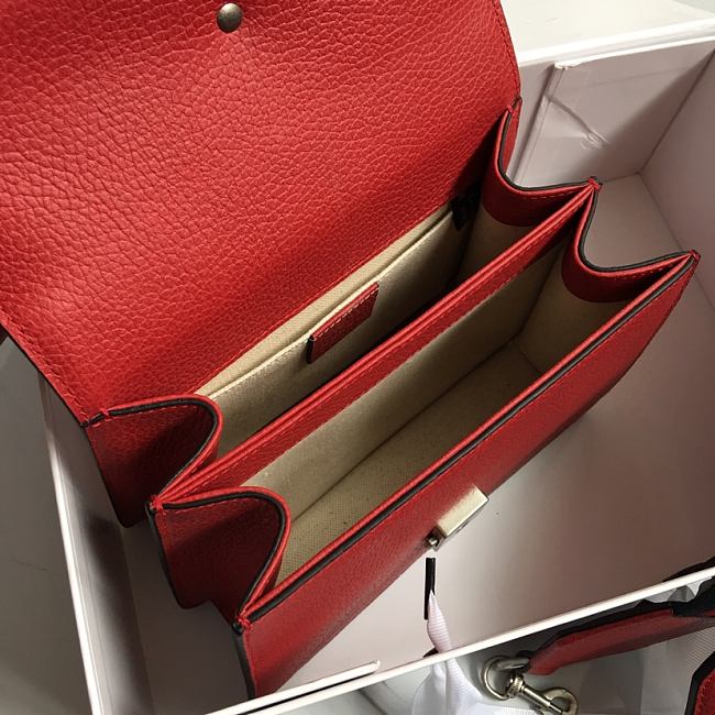 Gvc*1 mini dionysus top handle red bag 523367 20 x 14 x 11 cm