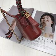 Ch**el gabrielle clutch red a94505 18 x 6 x 11 cm