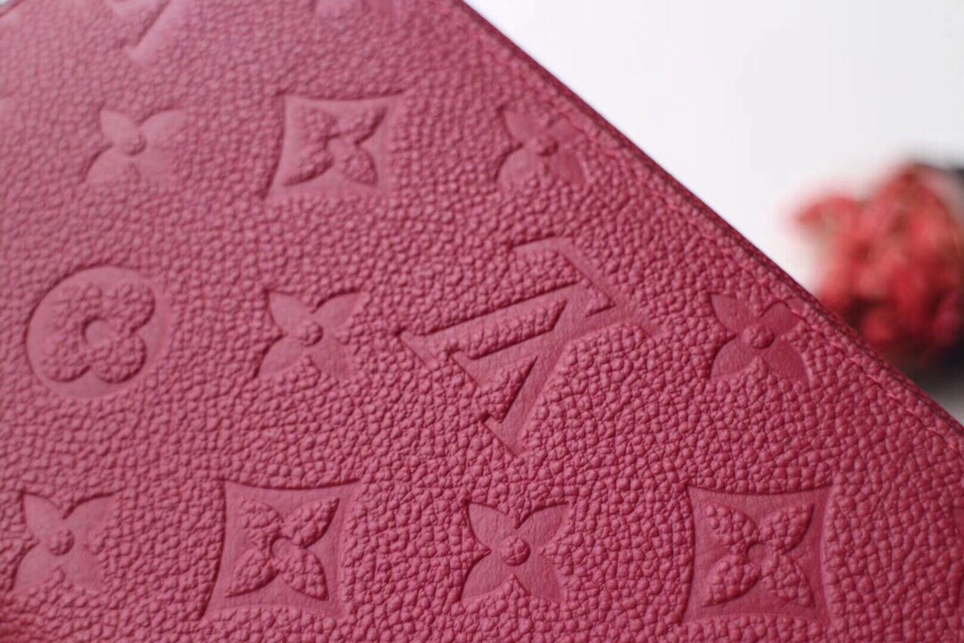 l0vis Vvtt0n zippy wallet monogram leather scarlet m63691 19.5 x 10 cm