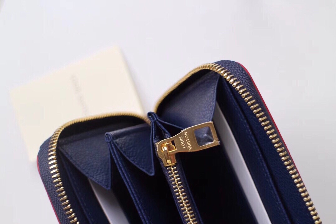 l0vis Vvtt0n zippy wallet monogram leather marine rouge m62121 19.5 x 10 cm