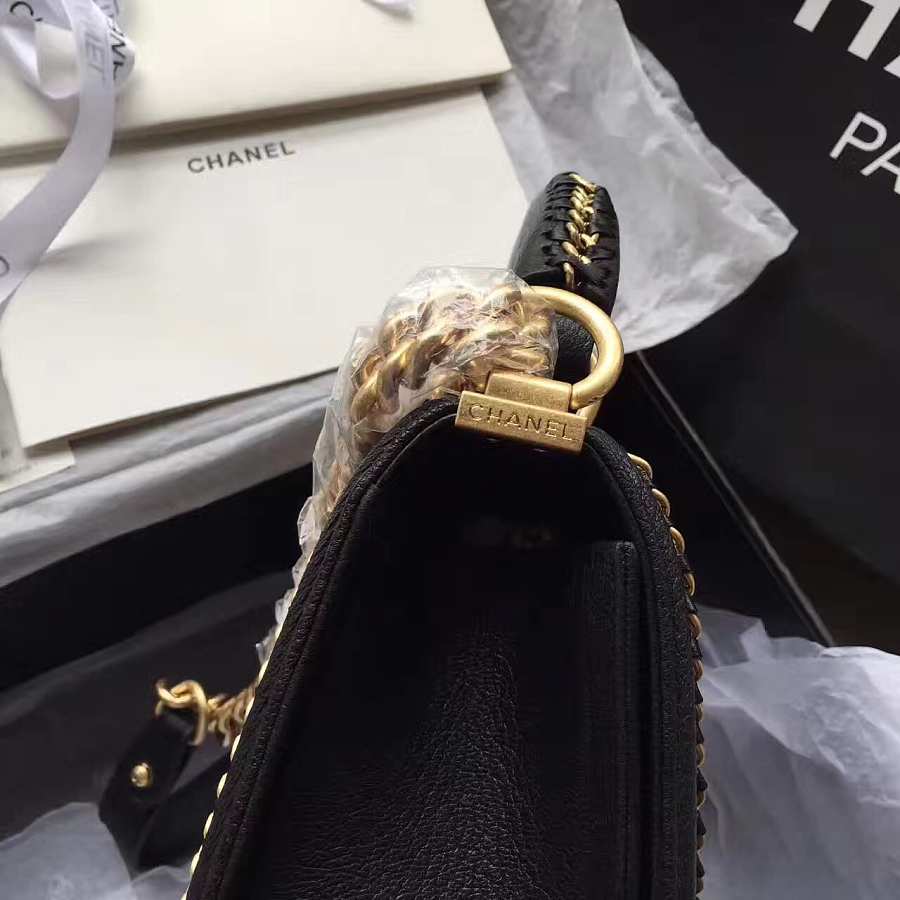 Ch**el boy bag black 25cm