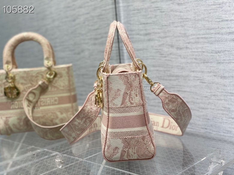 D10r medium lady d-lite bag embroidery m0565 24 cm 04
