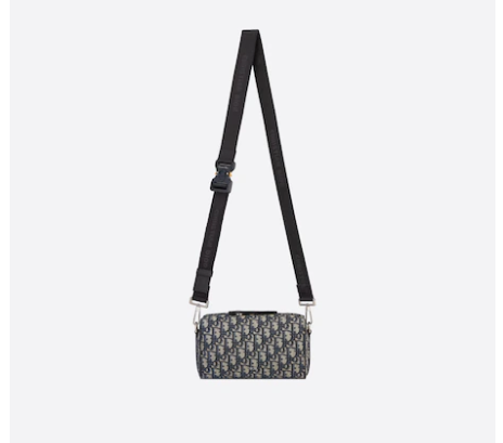 D10r lingot 22 bag beige and black D10r oblique jacquard 22cm
