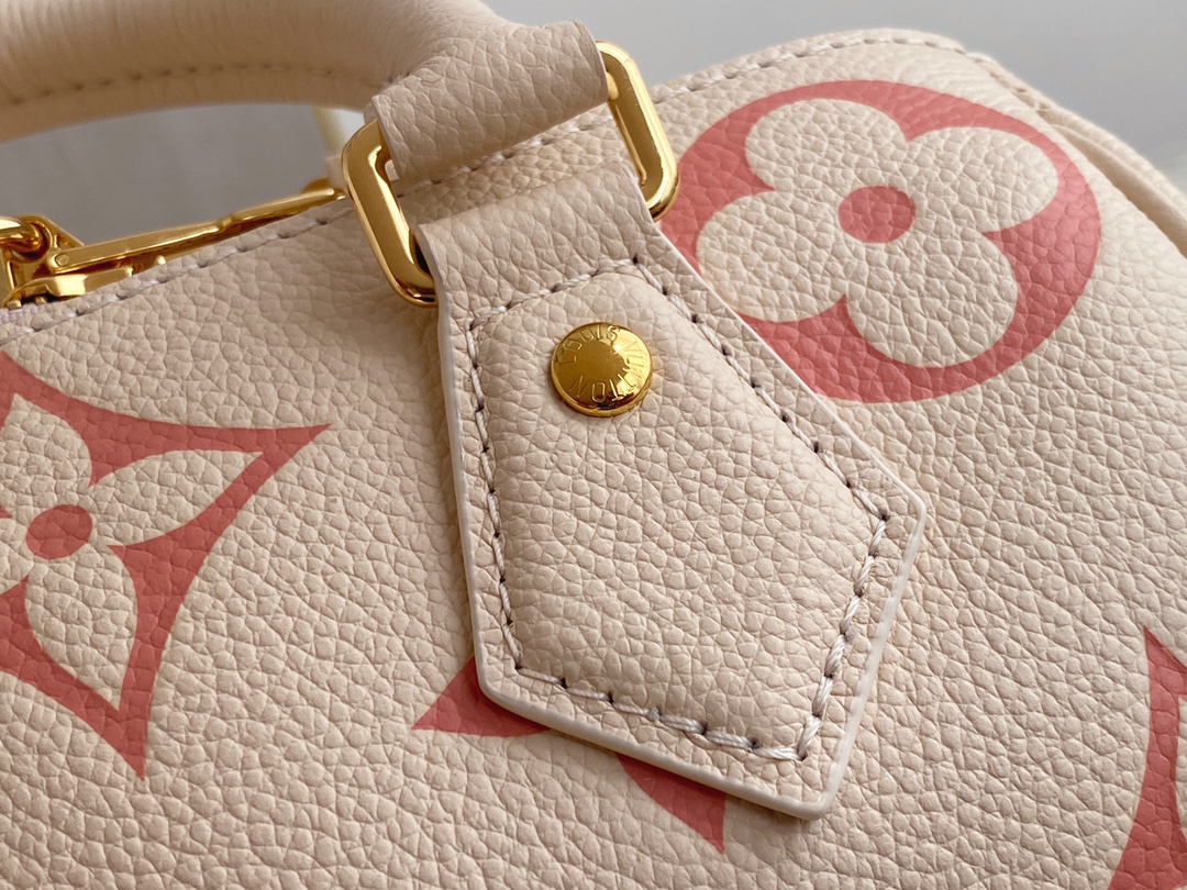 LV Speedy Bandoulière 20 M46397 Crème Beige - 20.5x13.5x12cm