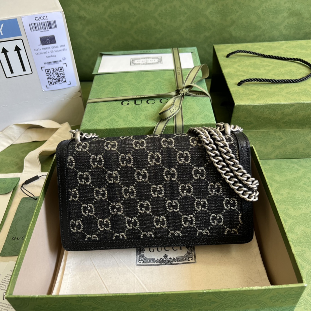 gvc*1 dionysus small jacquard black and ivory De*1m 499623 - 25x13.5x7cm
