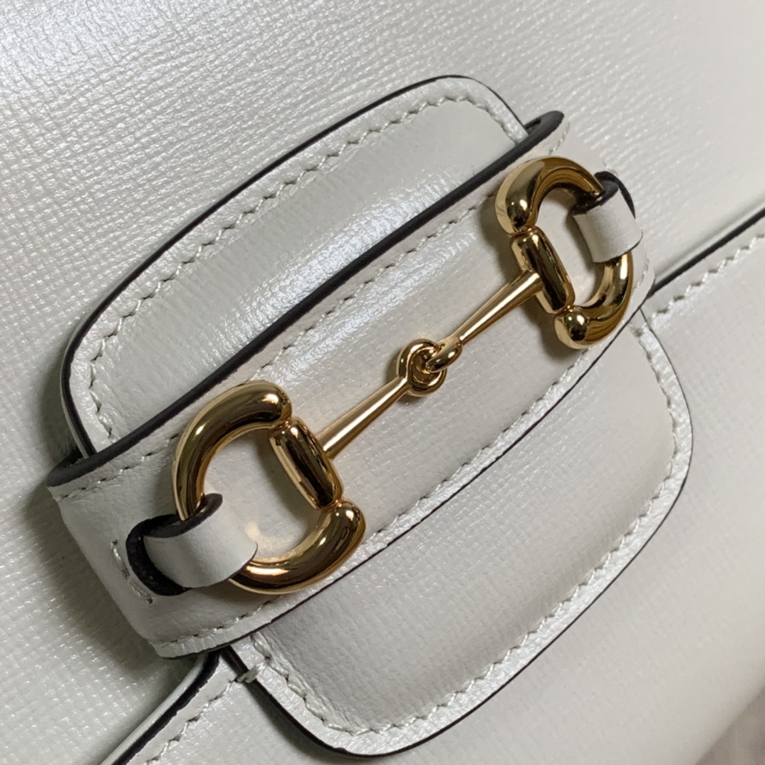 Gvc*1 horsebit 1955 mini bag white 658574 - 20.5x14.5x5cm