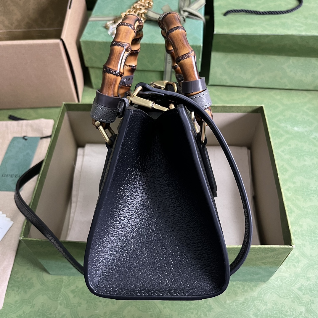 Gvc*1 diana small shoulder bag black ‎735153 - 27 x 15.5 x 11cm