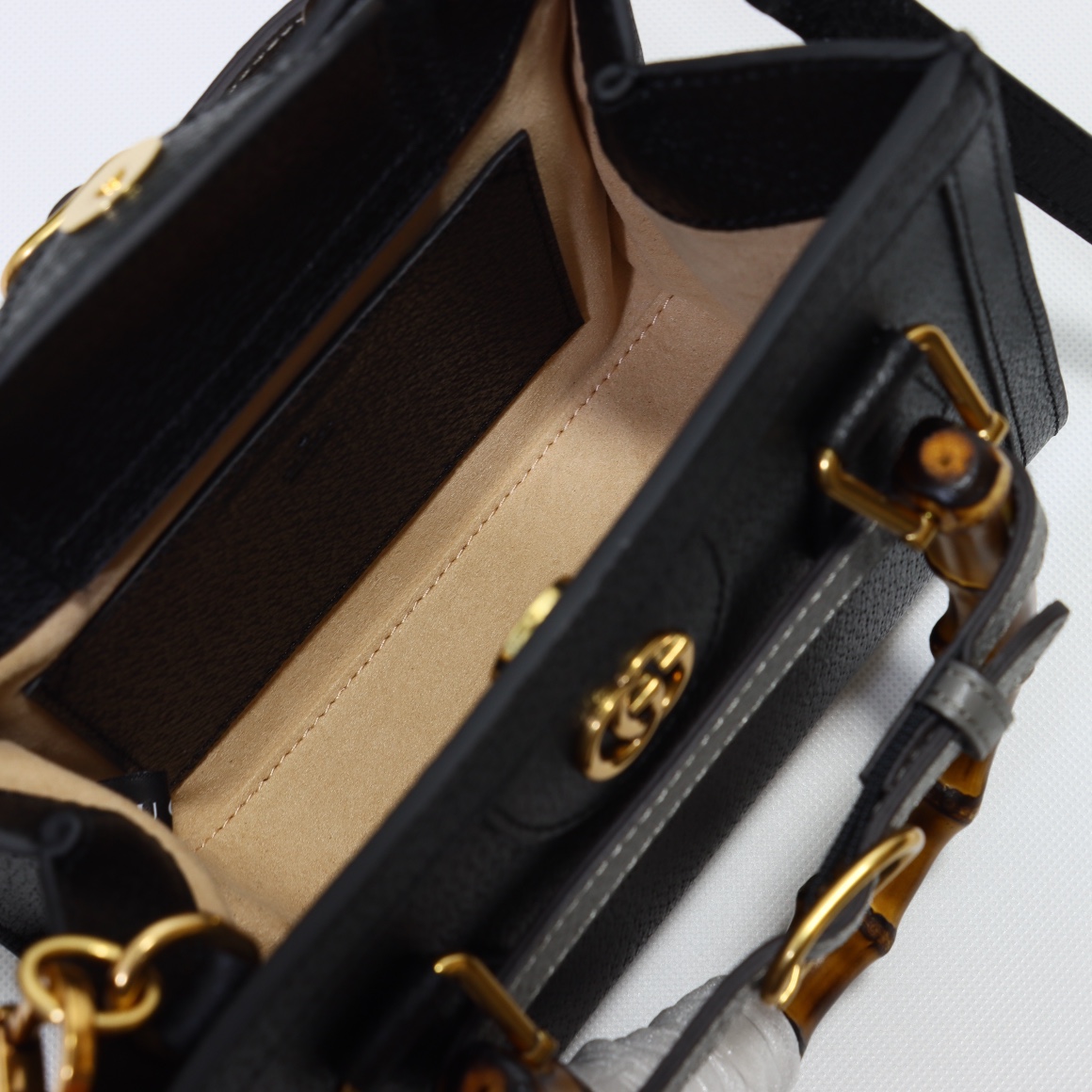 Gvc*1 diana mini tote bag‎  black 702732  - 20 x 16 x 10cm