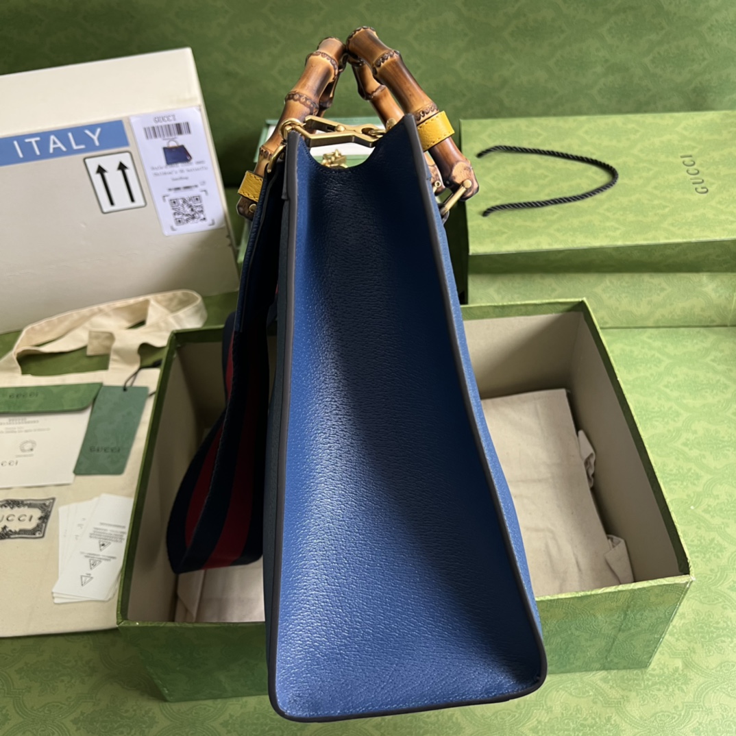 Gvc*1 diana medium tote bag  blue 678842   - 35 x 30 x 14cm