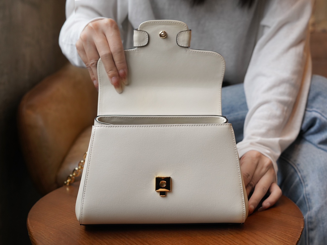 Gvc*1 horsebit 1955 small bag white 703848 - 22x16x10.5cm