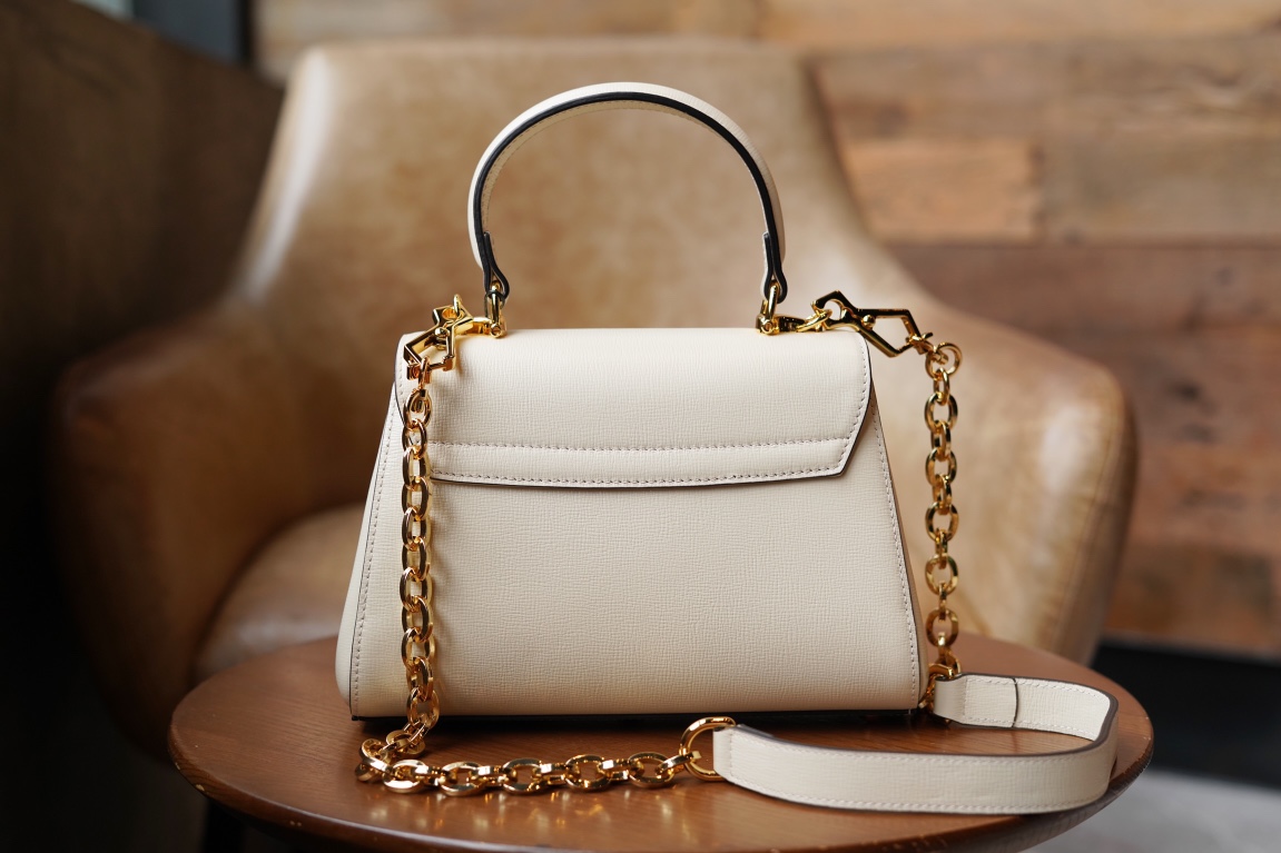 Gvc*1 horsebit 1955 small bag white 703848 - 22x16x10.5cm