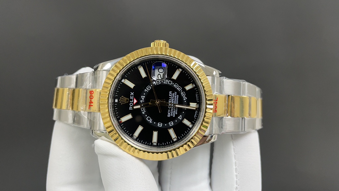 r01ex sky-dweller G01den and black 9001