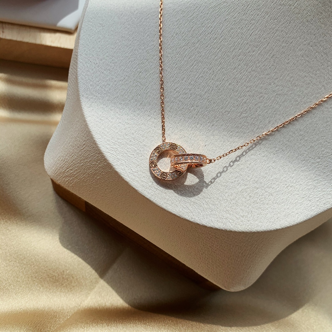 ca*t1er necklace love G01den 002