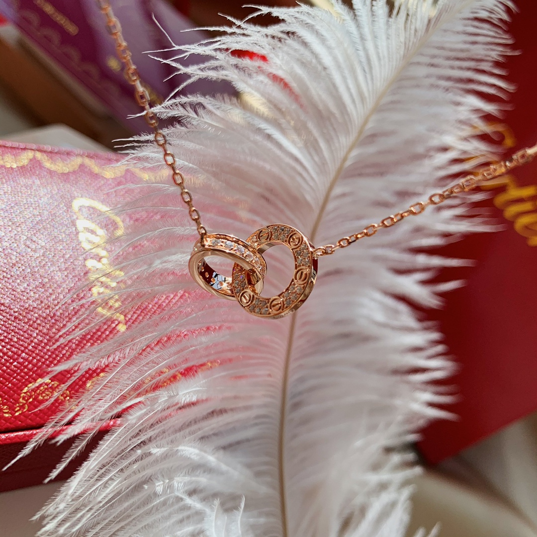 ca*t1er necklace love G01den 002